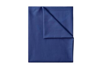 GREEN MARK Textilien Betttuch gewebtes Leintuch Betttuch, 100% Baumwolle, Gummizug: ohne, (1 Stück), weich und pflegeleicht, viele Variationen, 180x275 cm, Navy blau