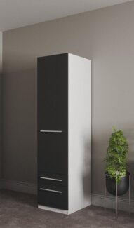 priess Kleiderschrank Schrank Garderobe Wäscheschrank Barcelona in 5 Breiten viel Stauraum, geräumige Schubkästen, mit Spiegel, MADE IN GERMANY