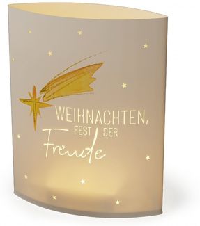 Deko Lampe Leuchte Batterie Poesielicht für Dich la vida Geschenk Stella 6291721