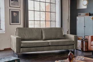 KAWOLA Sofa VILNIUS, Couch Kunstleder mit Lederanteil, 2-Sitzer oder 3-Sitzer