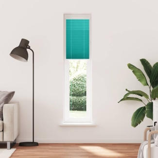 vidaXL Plissee Petrolgrün 50x200 cm Stoffbreite 49,4 cm Polyester 4015405