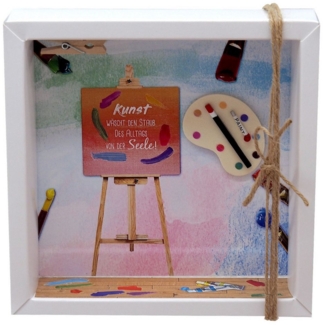 ZauberDeko Geschenkbox Geldgeschenk Malen Kunst Basteln Kreativität Geburtstag Künstler