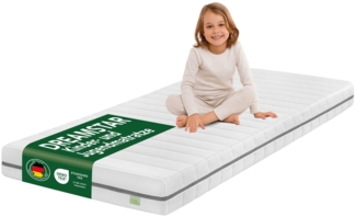 Jugendmatratze Ergo Junior Kindermatratze, 90x200, 120x200 & 140x200 cm, Dreamstar, 13 cm hoch, atmungsaktive Matratze fürs Babybett, mit waschbarem Bezug