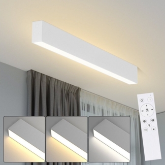 Nettlife Deckenleuchten 50 cm Lange Wohnzimmer Lampe, Dimmbar mit Fernbedienung, LED fest integriert, Warmweiß, Neutralweiß, Kaltweiß, für Wohnzimmer Schlafzimmer Küche Büro
