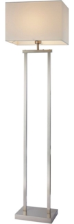 NOWA Stehlampe SYDNEY, Dimmer, Dimmfunktion, mehrere Helligkeitsstufen, Leuchtmittel wechselbar, Warmweiß, Stehleuchte/Textil beige/dimmbar/getrennt schalt-dimmbar/Wohnzimmer