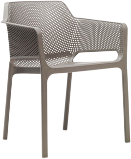 OHIO STAPELSESSEL, Farbe: Taupe, bruchsicher, stapelbar