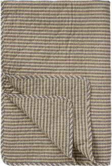 Ib Laursen - Decke Quilt Tagesdecke Überwurf 180x130cm Blau Muster 07909-39