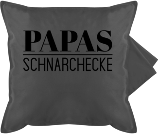 Shirtracer Kissenbezüge Papas Schnarchecke, (1 Stück), Vatertagsgeschenk Kissen