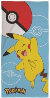 Pokemon Mikrofaser-Badetuch – Weiches & saugstarkes Handtuch für Kinder 140x70 cm