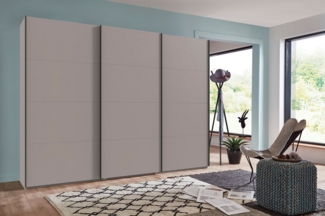 Wimex Kleiderschrank Mugano, Made in Germany, Lieferung bis in Deine Etage und Stellort (wähle Deine Ausstattung: Basic oder Premium) 3 Schwebetüren, große Größen, mit oder ohne Spiegel, Metallgriffe