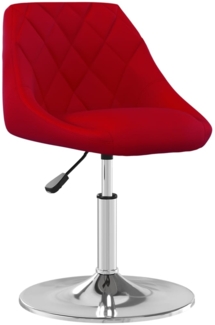 vidaXL Esszimmerstühle 6 Stk. Drehbar Weinrot Samt [3088775]
