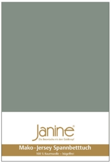 Janine Spannbettlaken MAKO-FEINJERSEY 5007, Mako-Jersey, Gummizug: rundum, (1 Stück), aus 100% Baumwolle, für Matratzen bis 26 cm Höhe