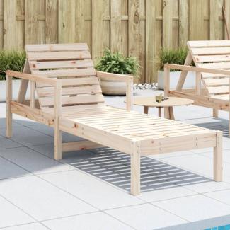 vidaXL Sonnenliege 199,5x62x55 cm Massivholz Kiefer 832538