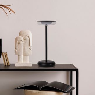 näve LED Tischleuchte Pasi, Dimmfunktion, Ein-/Ausschalter, Memoryfunktion, USB-Ladefunktion, LED wechselbar, Warmweiß, dimmbar per Berührungssensor, Memoryfunktion, Akku, USB-C-Ladekabel