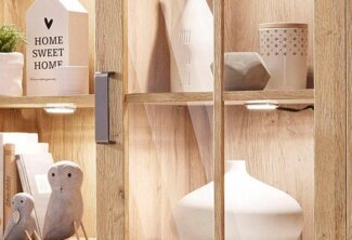 trendteam LED Schrankinnenraumbeleuchtung, Ein-/Ausschalter, LED fest integriert, Warmweiß