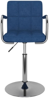 vidaXL Esszimmerstuhl Blau Stoff [3087880]