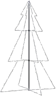 vidaXL Weihnachtsbaum in Kegelform 240 LEDs Indoor Outdoor 118x180 cm 328583