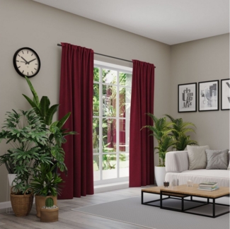 Neutex for you! Vorhang BELMONDO (1 St), Multifunktionsband, blickdicht, Uni mit samtiger Oberfläche, nach Maß