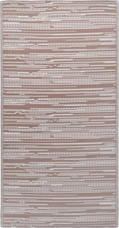 vidaXL Outdoor-Teppich ARAKIL Braun 190x290 cm PP 310443