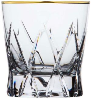 Whiskyglas Kristall London Gold clear (10 cm)