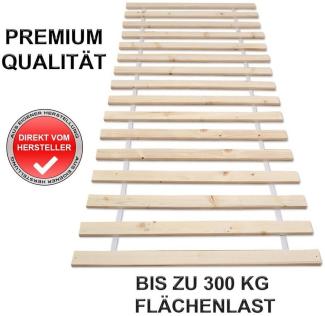 Helo Rolllattenrost Lattenrost Rollrost Holzlatten Bettrost Latten 11 Latten 70x200 cm (Basic A0)