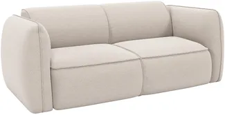 Vente-unique - CAMILIO Sofa Stoff Beige - B 90 cm x H 74 cm x L 230 cm