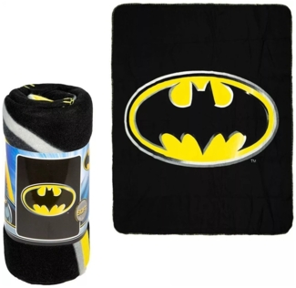 Kinderdecke Batman Fleecedecke Superheld Warm Kuscheldecke Fledermaus 100x140cm, Batman