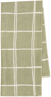 Geschirrtuch Küchentuch Baumwolle Grün Karo Chic Antique 16094117