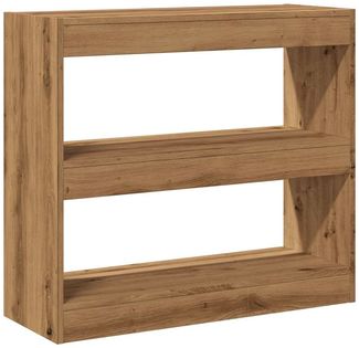 vidaXL Bücherregal/Raumteiler Artisan-Eiche 80x30x72 cm 856815