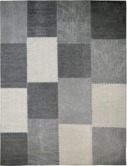 Teppich SchoenesWohnen24 Lyrical 110 Multi / Grau 80cm x 150cm