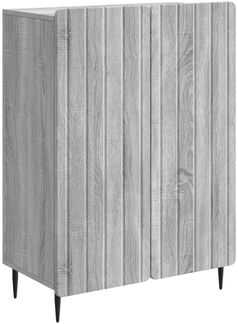 vidaXL Sideboard Graues Sonoma 66 x 34,5 x 92 cm Holzwerkstoff 894361