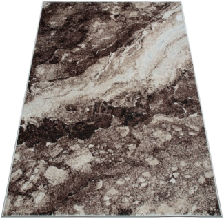 my home Teppich Sonnenhang, rechteckig, Höhe: 9 mm, mit besonders weichem Flor, Kurzflor, modernes Marmor Design