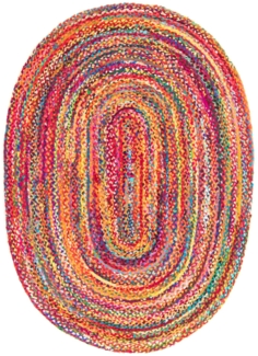 Morgenland Sisalteppich - Vance - oval - 230x160 - Mehrfarbig
