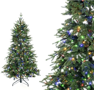 Evergreen Künstlicher Weihnachtsbaum Sherwood Fichte | Inkl. LEDs | Grün | 180 cm