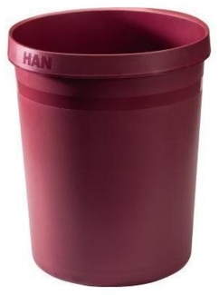 Han Papierkorb Grip Karma 18 Liter rund RC-Kunststoff öko-rot