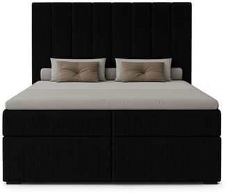 MARPUR Boxspringbett NERO MIL (Boxspringbett, Bettkasten, Matratze), Bettkasten inkl. Matratze