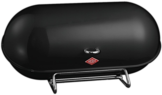 WESCO Brotkasten Breadboy SCHWARZ mit Schwenkdeckel / Brotbehälter / Brotbox