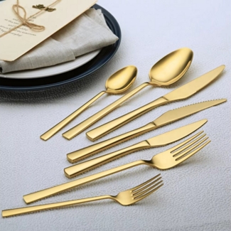Cinar Besteck-Set 36 tlg Besteck-Set Elegant 18/10 Edelstahl Steinless Steel 6 Personen, 6 Personen, 36-teilig Besteck aus 18/10 Edelstahl