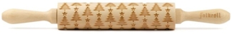 Folkroll 3D-Motiv-Teigrolle 37 cm Christbaum