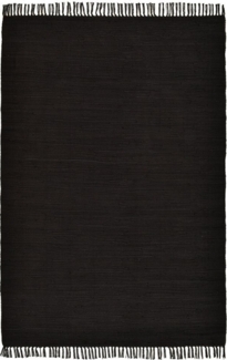 THEKO Teppich Happy Cotton Fleckerl, handgewebt, rechteckig, Höhe: 5 mm, Flachgewebe, reine Baumwolle, meliert, mit Fransen, auch als Läufer