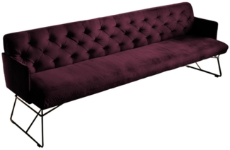 KAWOLA Sitzbank CHARME, Esszimmerbank Polsterbank Velvet verschiedene Größen und Farben