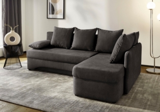 Jockenhöfer Gruppe Ecksofa Nivaris, L-Form, inklusive Gästebettfunktion, Stauraum/Bettkasten, 2 Rückenkissen und 2 Armlehnkissen