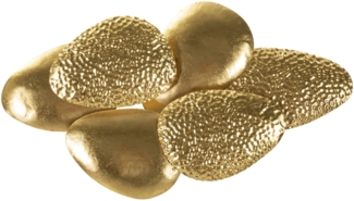 Dmora Wandlampe Eraclea, Wandleuchte, Licht, Wandstrahler, 44x11 h28 cm, Gold