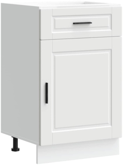 vidaXL Küchenunterschrank Porto Weiß Holzwerkstoff 853957