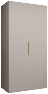 ABIKS MÖBEL Drehtürenschrank MARBELLA 1 Schlafzimmerschrank mit Kleiderstange und Regalen