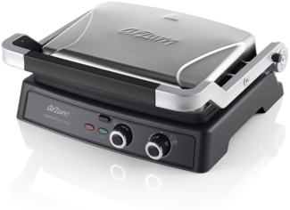 Arzum Tostçu Delux 2000W, Kontaktgrill Sandwichmaker Sandwich-Toaster Silber