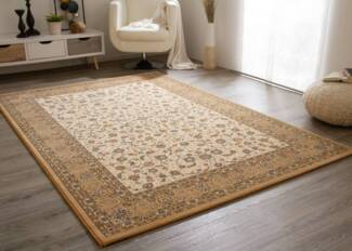 Designerteppich Classical Quality - Floral, Farbe: Creme, Größe: 160x230 cm