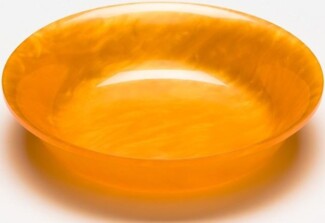 G.F. Heim Söhne Müslischale / Dessertschale aus Acrylglas orange 410-14
