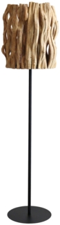 Stehleuchte Treibholz Natur/Schwarz 33 x 33 x 140 cm
