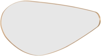 Rahmenspiegel Organic / Britta , Glas, Metall , Verspiegelt, Gold , 170 x 70 x 0 cm